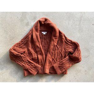 Women OUTERKNOWN Northbeach Large Cardigan Sweater Merino Wool Organic Cotton Br